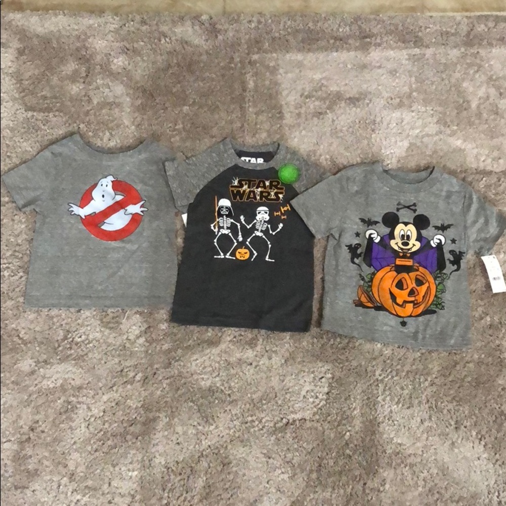 NWT Boy’s Halloween T-Shirt Bundle (2T)